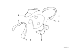 Osłona zbiornika (16_0270) dla BMW R 850 R 94 (0401,0406) ECE