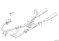 Układ wydechowy (18_0275) dla BMW R 80 RT ECE