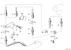 Przewód ciśnieniowy sprzęgła elastyczny (21_0038) dla BMW 6' E24 635CSi Cou ECE
