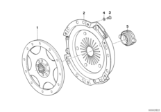 Sprzęgło - Elementy pojedyncze (21_0075) dla BMW A61 (9251) ECE