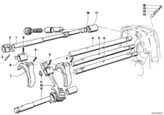 Getrag 242 wewn. części przełącz. (23_0326) dla BMW 3' E21 320 Lim ECE