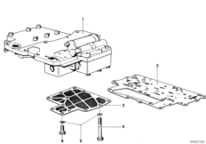 ZF 3HP12 Sterownik + Elementy dod. (24_0124) dla BMW 5' E12 520 Lim ECE