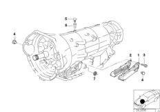 A5S560Z Kadłub skrzyni biegów (24_1220) dla BMW 7' E32 740i Lim ECE