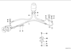 Hydr. układ kier./przewody oleju (32_0092) dla BMW 3' E30 320i Tou ECE