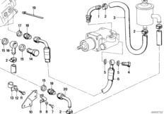 Hydr. układ kier./przewody oleju (32_0098) dla BMW 6' E24 635CSi Cou ECE