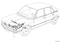 Hydr. układ kierowniczy-zest. montaż. (32_0130) dla BMW 5' E12 525 Lim ECE