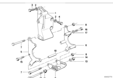 Hydr.układ kier.-pompa łopatk./koz. łoż. (32_0277) dla BMW 5' E34 M5 3.6 Lim USA
