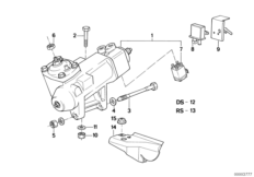 Wspomaganie układu kier. Servotronic (32_0292) dla BMW 6' E24 M6 Cou JAP