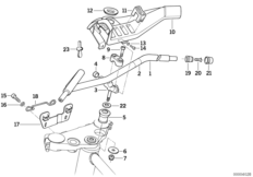 Kierownica (32_0783) dla BMW K 1100 LT (0526, 0536) ECE