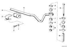 Stabilizator tylny (33_0257) dla BMW 3' E21 320 Lim ECE