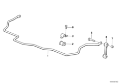Stabilizator tylny (33_0266) dla BMW 8' E31 850CSi Cou USA
