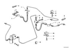 Przewód hamulcowy tylny/Mocowanie (34_0098) dla BMW 3' E21 318i Lim JAP