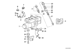 Agregat hydrauliczny ABS/ASC+T (34_0707) dla BMW 5' E34 530i Lim USA