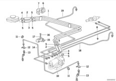 Przewód hamulcowy przedni ABS/ASC+T (34_0533) dla BMW 3' E36 325tds Lim ECE