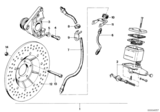 Zestaw doposażenia - hamulec dwutarcz. (34_0598) dla BMW R45T ECE