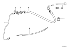 Przewód hamulcowy przedni (34_0610) dla BMW R 100 RT USA