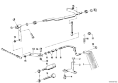 Mech. gazu/Zesp. dźwigni gazu (35_0084) dla BMW 6' E24 635CSi Cou ECE