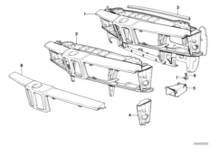 Panel przedni (41_0903) dla BMW 6' E24 635CSi Cou ECE