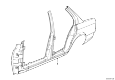 Szkielet boczny (41_0259) dla BMW 3' E30 325i 4-d ECE