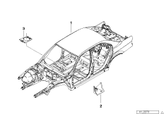 Szkielet karoserii (41_0001) dla BMW 7' E38 725tds Lim ECE