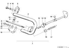 Pałąk ochronny cylindrów (46_0041) dla BMW R 80 GS ECE