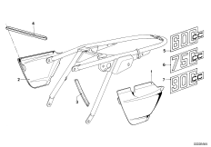 Osłona akumulatora (46_0052) dla BMW R90S USA