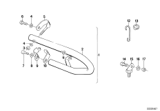 Pałąk ochronny cylindrów (46_0067) dla BMW R90S ECE