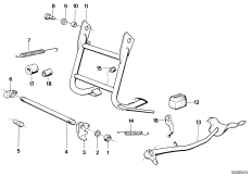 Podstawka centralna/podpórka boczna (46_0071) dla BMW R 100 /7 ECE