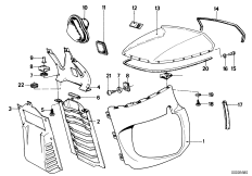Obudowa silnika/Przednia szyba (46_0085) dla BMW R 100 RS USA