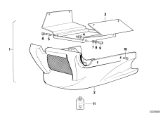 Spoiler silnika (46_0170) dla BMW K 100 RT 84 (0504,0505,0514) ECE