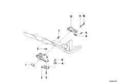 Obudowa tab. przyrz., elementy dod. (51_1002) dla BMW 7' E23 728i Lim ZA