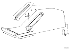 Centre console (51_1143) dla BMW 7' E23 728i Lim ZA