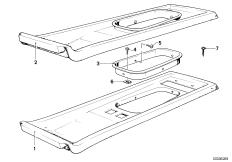 Centre console (51_1150) dla BMW 7' E23 728 Lim ZA