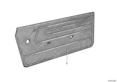 Tapicerka drzwi (51_1202) dla BMW 3' E21 318 Lim ECE