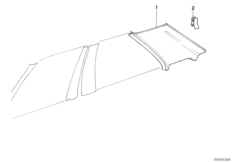 Osłony i obudowy boczne (51_1534) dla BMW 3' E30 M3 2-d USA
