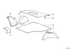 Obudowa bagażnika (51_1679) dla BMW 7' E23 728i Lim ZA