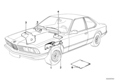 Izolacja dźwiękowa (51_1794) dla BMW 6' E24 635CSi Cou JAP