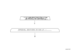 Naklejka (51_0177) dla BMW K 1100 LT (0526, 0536) ECE