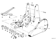 Fotel przedni-okucie siedzeń rozkład. (52_0117) dla BMW 3' E21 320i Lim JAP