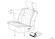 Obicia na metry (52_0865) dla BMW 5' E28 518 Lim ECE