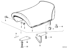 Siedzenie pojedyncze (52_1003) dla BMW R75/6 ECE