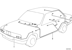 Główna wiązka przewodów (61_0293) dla BMW 3' E21 318i Lim JAP