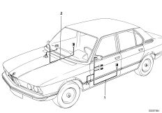 Różne komplety przewodów (61_0357) dla BMW 5' E12 528i Lim JAP