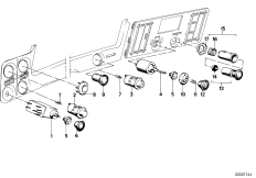 Deska rozdzielcza z przełącznikami (61_0691) dla BMW 3' E21 316 Lim ECE