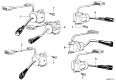 Przełącznik biegów na kolumnie kierown. (61_0755) dla BMW 6' E24 M635CSi Cou ECE