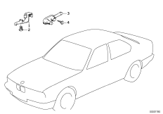 Różne przełączniki (61_0757) dla BMW 6' E24 M635CSi Cou ECE