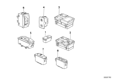 Różne przełączniki (61_0793) dla BMW 8' E31 840Ci Cou ECE