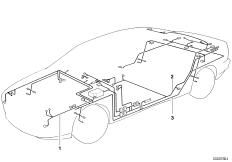 Wiązka przewodów (61_0810) dla BMW 8' E31 840Ci Cou ECE
