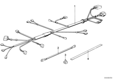 Wiazka przewodów sygnalizacji LOE (61_0226) dla BMW R75/6 ECE