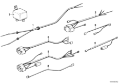 Różne dodatkowe wiązki przewodów (61_0229) dla BMW R 60 TIC ECE